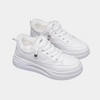 White Sneakers Women Platform