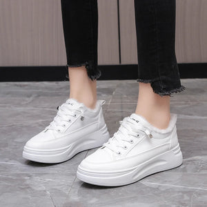 White Sneakers Women Platform