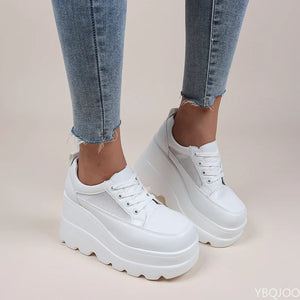White Sneakers Women's Platform
