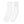 White Socks For Men - product view on white background