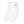 White Socks Thick Toxic - product view on white background