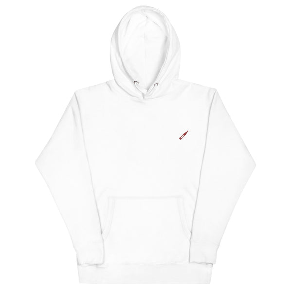 White Sophisticated Street Hoodie