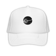 White Surveilance Trucker Hat