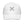 White Target Trucker Hat - product view on white background