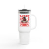 White Tumbler 40 oz With Handle
