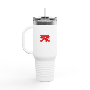 White Tumbler 40 oz With Handle