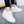 White Wedge Platform Sneakers