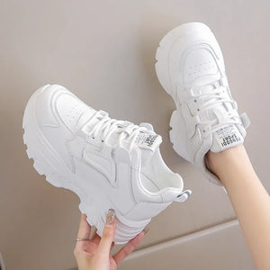 White Women's Sneakers Platform