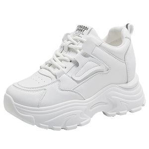 White Women's Sneakers Platform