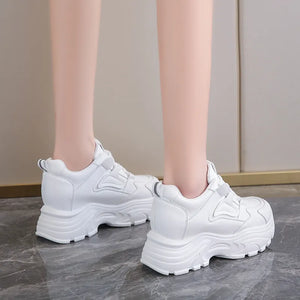 White Women's Sneakers Platform