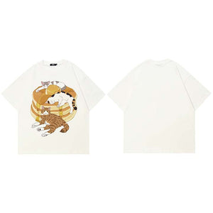 White Y2K Aesthetic Shirts