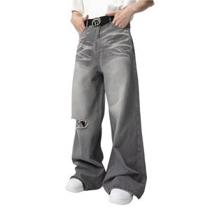 Wide Leg Baggy Jeans Y2k