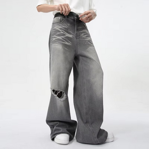 Wide Leg Baggy Jeans Y2k
