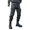 Pantalones Cyberpunk de pierna ancha Techwear