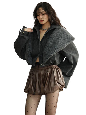 Wide Leg Short Skirt Y2K