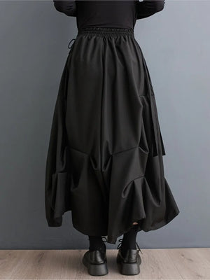 Wide Leg Skirt Pants