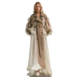 Windbreaker Women Jacket Spring Trench