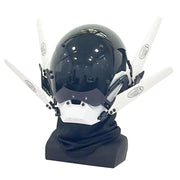 Winged Visor Cyberpunk Helmet