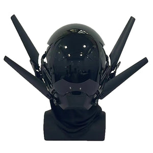 Winged Visor Cyberpunk Helmet — photo 5