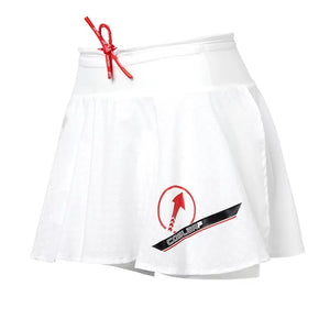 Women Athletic Black Skort Drawstring