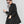 Women Black Long Casual T-shirt Turtleneck