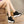 Women Black Platform Canvas Sneakers