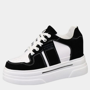 Women Black Platform Sneakers