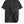 Women Black Pleated Big Size T-shirt