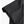 Women Black Pleated Big Size T-shirt