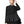 Women Black Pleated Ruffes T-shirt