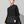 Women Black Pleated Ruffes T-shirt