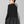Women Black Pleated Ruffes T-shirt