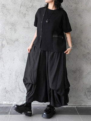 Women Black T Shirt