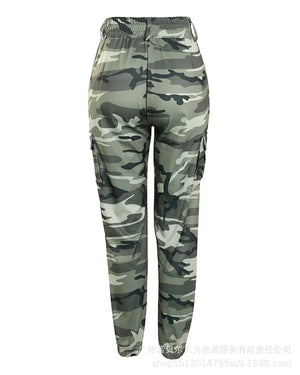 Women Camo Cargo Pants