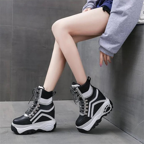 Women Chunky Ankle Platform Sneakers
