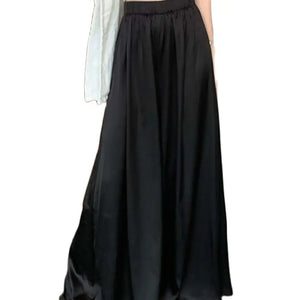 Women Elastic Waist Skirt Pants