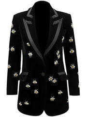 Veste brodée pour femme Printemps