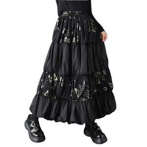 Women Gothic Long Skirt