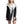 Women Jacket Spring Blazer Black White