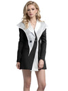 Chaqueta de mujer Blazer de primavera Negro Blanco