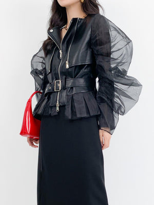 Women Jacket Spring Leather PU New