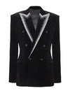 Women Jacket Spring Velvet Blazer
