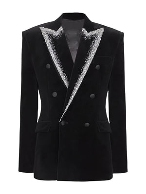 Women Jacket Spring Velvet Blazer
