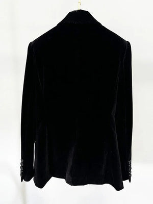 Women Jacket Spring Velvet Blazer