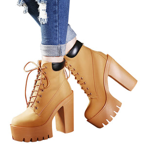 Women Lace Up Shoes Y2K