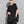 Women Plain Black T Shirt