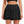 Women Pleated Black Skort - product view on white background