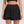 Women Pleated Black Skort