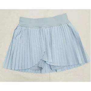 Women Pleated Black Skort