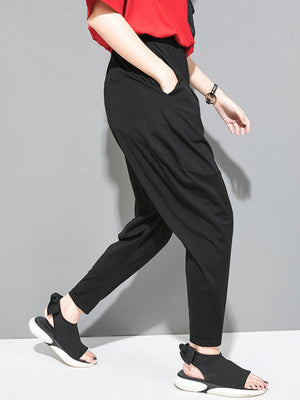 Women’s Cargo Pants With Elastic Waistband